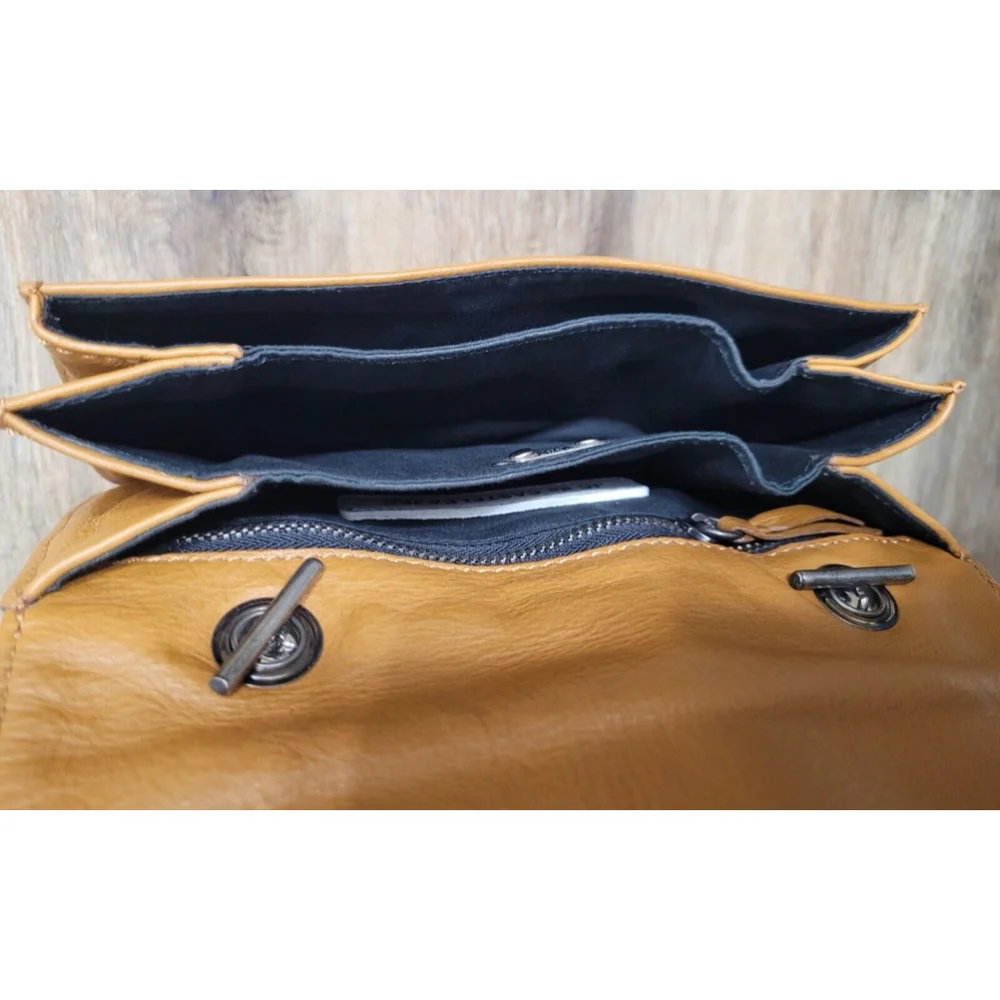 JC De Castelbajac Made In Italy‎ Flag Leather Purse